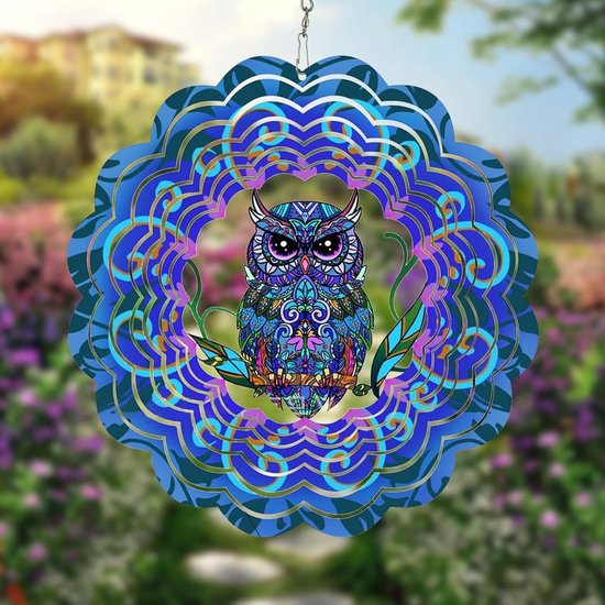 3D Hangende Windspinner van Metaal, Magische Windmolens voor Buiten en Binnen, Decoratie voor Kerstmis, Origineel Cadeau voor Vrouwen, Moeders en Grootmoeders