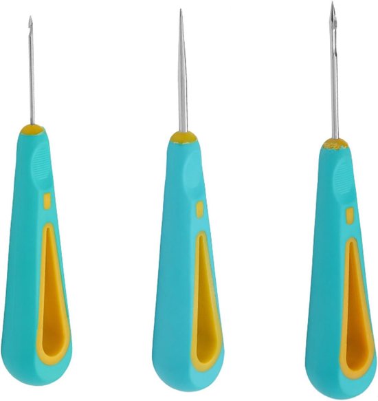 3X/set conische handboor met rond gat, praktisch gereedschap voor het ponsen van kaarsen met lont, eenvoudig te bedienen voor het maken van vormen van ABS-siliconen