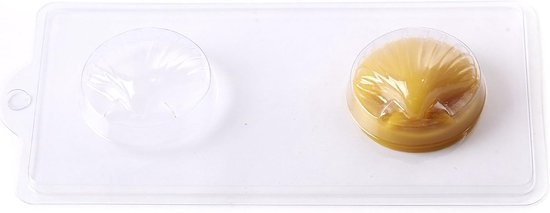 4 holle ruimtes, Scallop Shell zeep/Bath Bomb vorm (5 stuks)