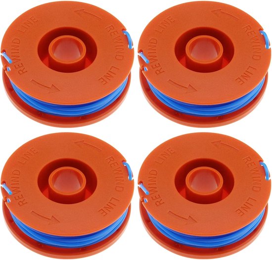 4 STKS Spoellijn 5137651-90 FLY020 Compatibel met Flymo Mini Trim Multi Trim Serie Grasmaaiers 10 m Draadlengte 1,6 mm Draaddiameter