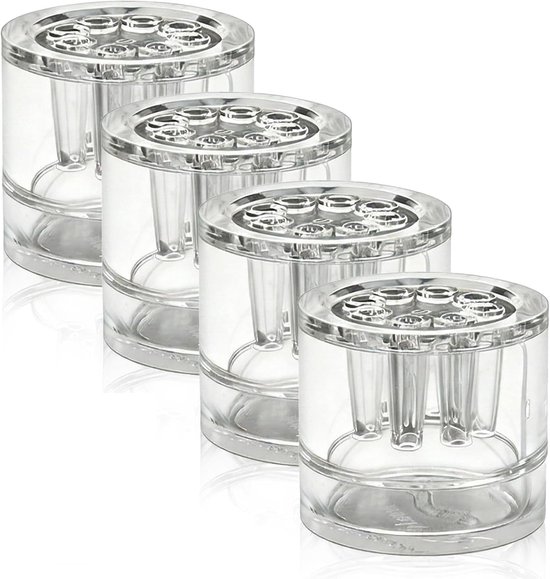 4 stuks acryl aquariumval met 8 gaten, planaria-val voor aquarium