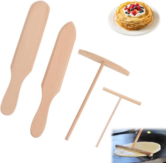 4 Stuks Crêpe Deegverdelers,T-Vormige Deegverdeler Van