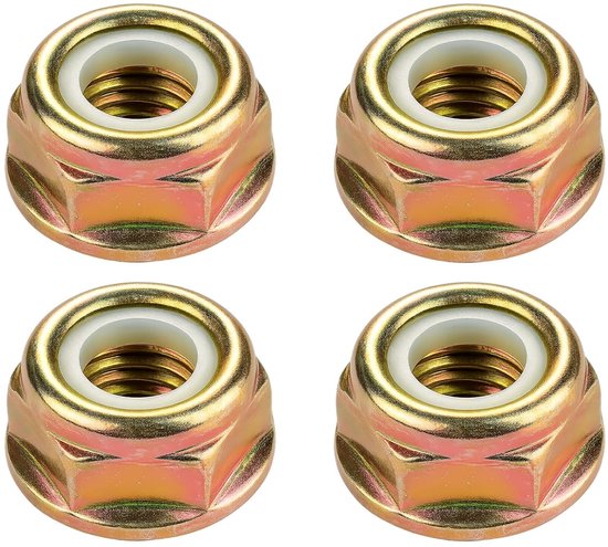 4 stuks moer M10 linksdraad – Robuuste moeren voor trimmapparaten & maaiers, universeel grastrimmer accessoires geschikt voor motorsense & Makita grastrimmer accessoires