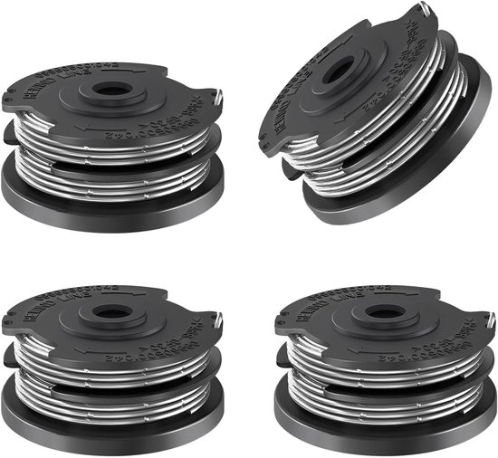 4 stuks reservespoel grastrimmer spoel compatibel met Bosch