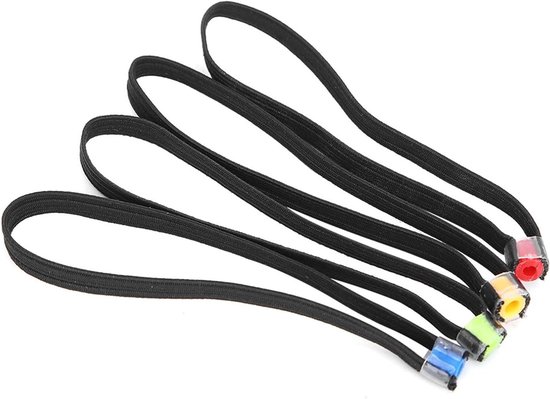 4 Stuks Tippet Spool Tenders - Lichtgewicht Elastische Vissen Tippet Spoel Ringen voor Visgerei, Accessoires en Tackle Tools van Merkloos