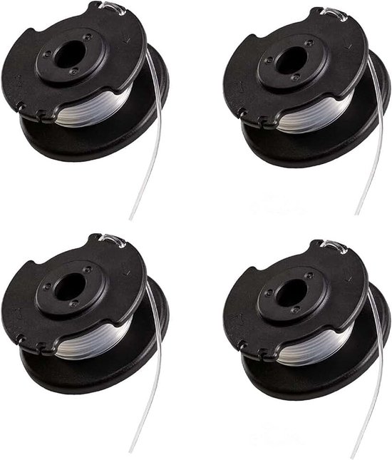 4 stuks vervangende draadspoel voor Einhell GE-CT 18/28 Li, nylon draadspoel voor grastrimmer, passend voor Einhell accu-grastrimmer GE-CT 18/28 Li, GE-CT 18/28 Li TC en GE-CT 18/260 Li