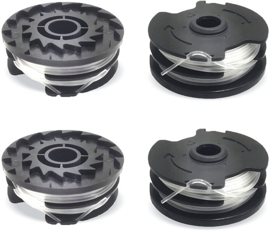 4 Stuks Vervangende Fadenspulen voor Parkside Trimmer