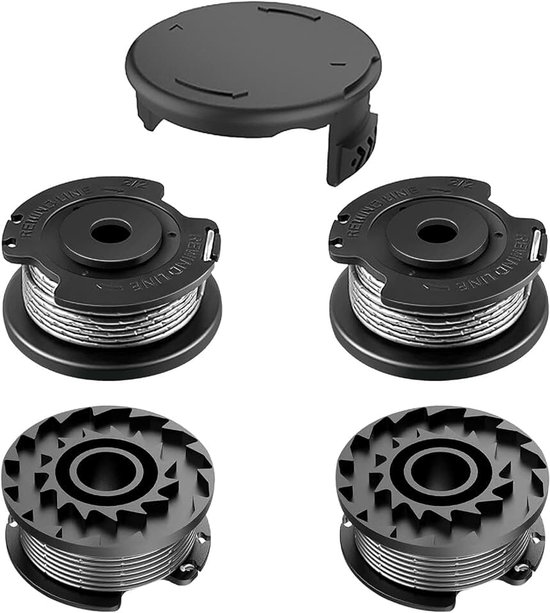 4 stuks vervangende snoerspoel Grasmaaiertrimmerspoel Compatibel met F016800569 F016800385, Trimmerspoel voor Bosch Art 23 SL/ 2300/23-28/26 SL, EasyGrassCut 23/26/18/18-230/18-260/18-26 (4