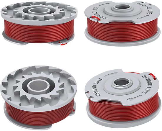 4 Stuks Vervangende Trimmerspoelen voor Gardena Turbo Trimmer
