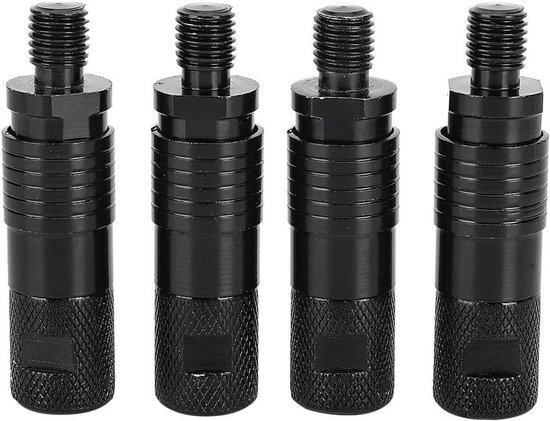 4 Stuks Visalarm Snelle Adapters, Visstokken Connectoren voor Aasindicatoren en Hengelsportaccessoires