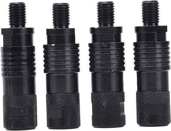 4 Stuks Visbijt Alarm met Snelle Ontkoppelingsconnectoren, Perfect voor Karpervissen en Buitenactiviteiten met Hengelaccessoires