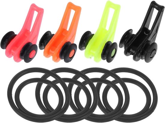 4 Stuks Vissen Hengel Haak Houder in 4 Kleuren, Plastic Lure Bait Houder voor Vissers Accessoires en Gereedschappen