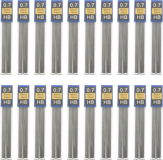 40 Stuks 0.8mm Mechanisch Potlood Lood - Breukbestendige Vullood voor Schrijven, Tekenen en Schetsen in Zwart