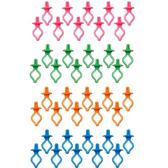 40 stuks garnspoelhouders, spoelhouder spoeldraadhouder, houdersclips bobijnhouder spoelhouder garnrollenhouder clips spoelhouders naaimachinetoebehoren