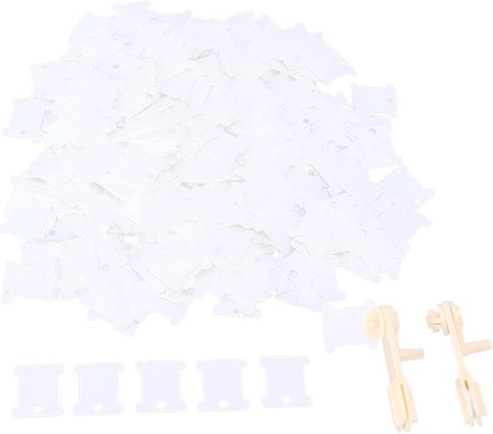 400 stuks plastic floss klossen voor kruissteek borduurwerk katoenen draad steek spoel ambachtelijke doe-het-zelf naaigaren opslag