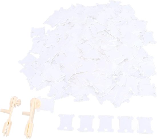 400 Stuks Plastic Floss Spoelen voor Borduren, Handwerken en Draadopslag in Creatieve Projecten