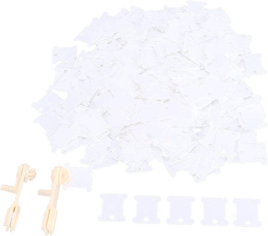 400 Stuks Plastic Flosspoelen voor Borduren, Handwerken en Draadopslag voor Creatieve Projecten van Merkloos