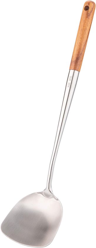 43,2 cm, wokspatel, wokspatel van roestvrij staal 304.