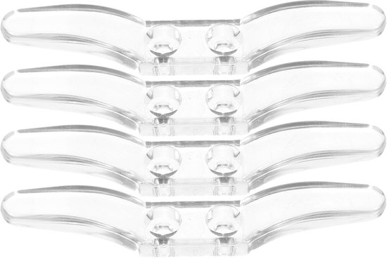 4pcs Curtain Cable Reel, Window Stopper, Window Stopper, Hook, Cord, Rope Tongs, Clamp Hooks, Safety Rope, Plug, Pom van Jetec