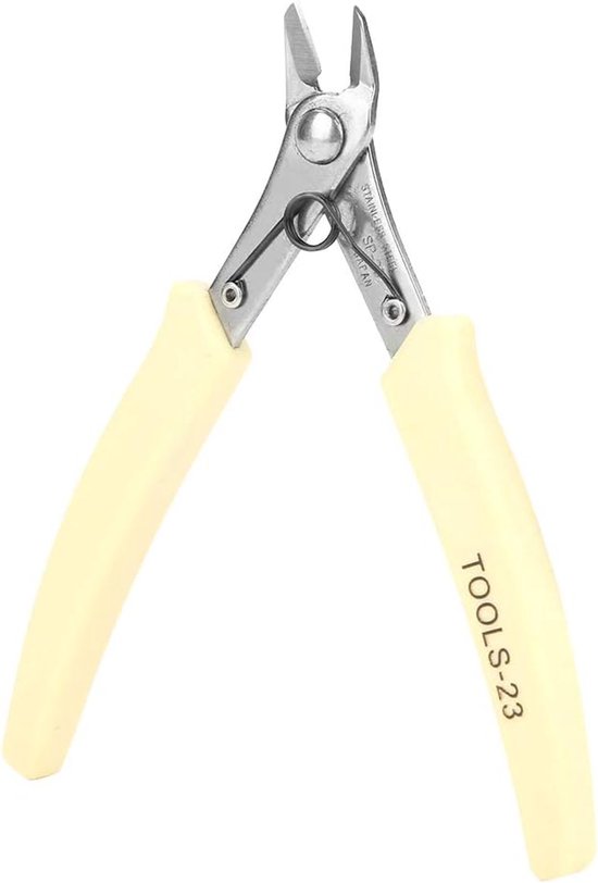 5 Inch Diagonal Cutting Pliers - Mini Stainless Steel Wire Cable Side Cutter - Anti-slip Handle Pliers Shear voor Precisiewerk en Klussen van DeWalt