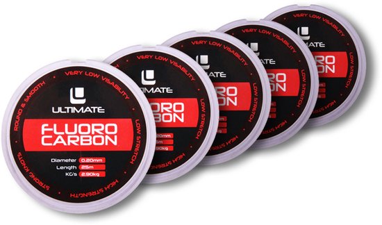 5 Spoelen Ultimate Fluoro Carbon - Fluorocarbon