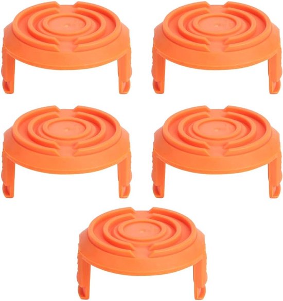 5 Stks Vervangende Plastic Kleine Strimmer Spool Cap Spares Cover Edger Spool Cap Gras Elektrische String Trimmer Decker Cover Deel Compatibel met Wa0010 Trimmers