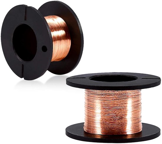 5 Stuks 0.1mm Emaillerd Koper Draad voor Magnetische Wikkelingen, Geïsoleerde Winding Draad met Isolatie voor Strakke Spoelen en Elektronische Toepassingen