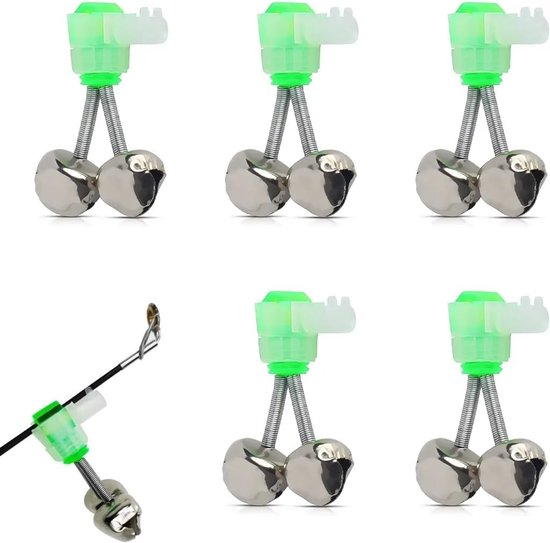 5 Stuks Antivallen Bel Indicator voor Vissen - Bijtel Indicatoren voor Zeevissen en Accessoires