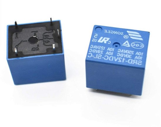 5 Stuks Mini Power Relay PCB Type - DC 24V Spoel, 15A 250VAC, Voor Huishoudelijke Apparaten, Netwerkcommunicatie en Elektronische Apparatuur van Merkloos