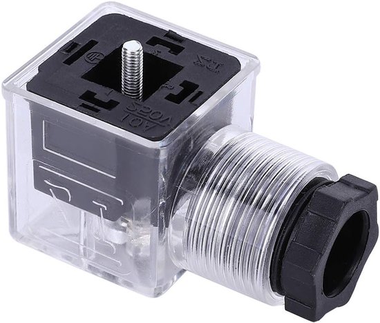 5 Stuks Solenoïde Spoel Stekker Connector voor AC110-220V Lamp en Hydraulische Klep Plug