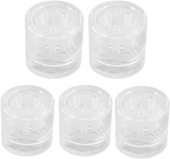 5 Stuks Transparant Acryl 8 Gaten Wormvangst Aquarium Benodigdheden Planaria Val