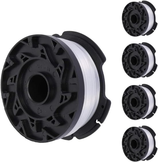 5 stuks trimmerspoel, draadspoelen, Decker grastrimmer, spoel compatibel met Black voor Makita trimmer grastrimmer 9 m lengte