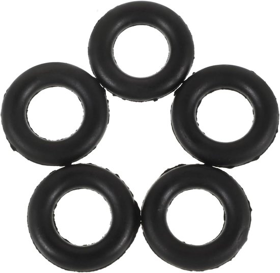 5 Stuks Zwarte Naaimachine Spoel Winder Rubber Band Ringen voor Huishoudelijke Naaimachines, Ideaal voor Singer, Brother en Janome