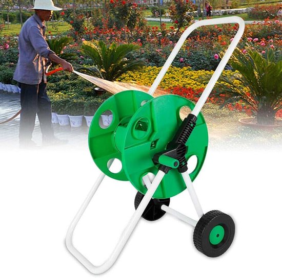 50 m 1/2 inch slangwagen, tuinslang, slanghaspel voor tuin en balkon