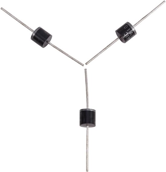 50 Stuks 10A10 1000V Hoge Spanning Gelijkrichterdiodes - Milieuvriendelijk, Loodvrij en Hoge Stroomcapaciteit van Merkloos