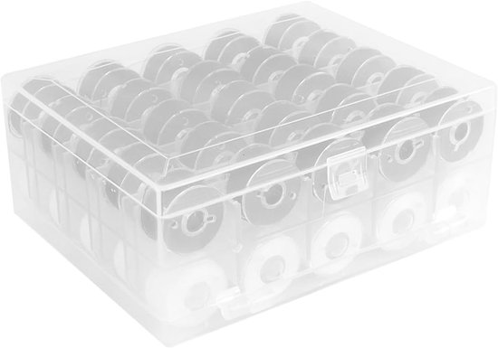 50 stuks klossen voor naaimachine, voor handheld naaien, borduurmachine (zwart, wit)