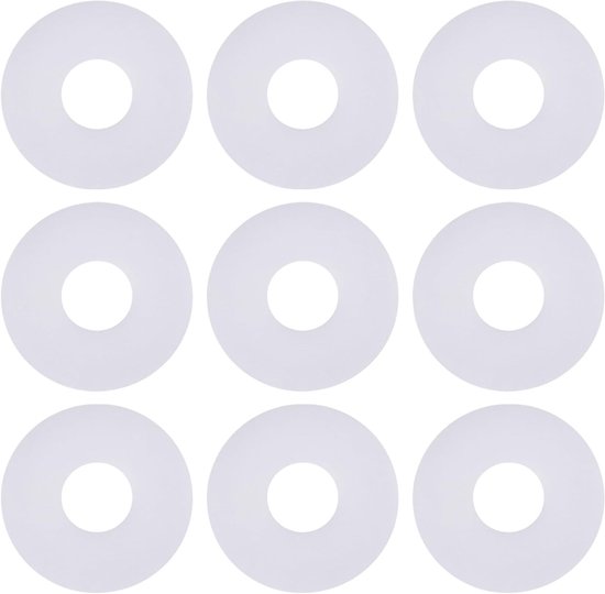 50 Stuks PTFE Witte O-Ring Gasket voor 6mm Spool Shaft voor Voorste Slip Reel, Geschikt voor FOX en Penn 6mm Rollers van Merkloos