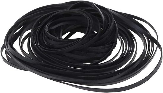 50 Stuks Universele Cassette Tape Vervangingsriemen - Plat Rubber voor Walkman en DVD-spelers, Geschikt voor Diverse Recorders