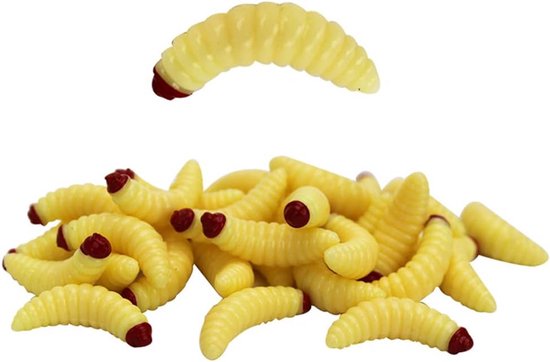 50 Stuks Zacht Visaas - Kunstmaden en Wormen voor Zoet- en Zoutwater van Merkloos