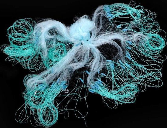 50m Length 1.5m Height 3 Layers Heavy Fishing Net with Float Fishing Accessories - 3 Finger/4 Finger . van Merkloos