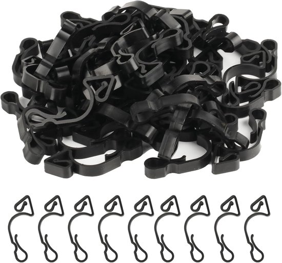 50pcs Fairy Lights, Gutter Hooks for Light Chains, Hooks, Rain Gutter, Plastic Hooks, Outdoor Gutter Hooks, Plastic - ShopVlot