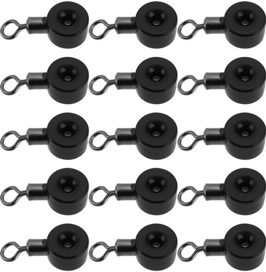50PCS Katrol Draai 22x10mm Vissen Plastic Vork Haak Scheider, Diafragma 1.5mm voor Zeevissen Katrol Rig Anti-verstrikking