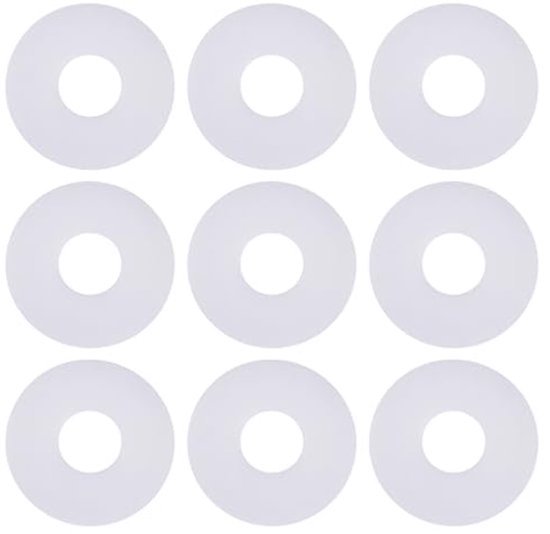 50Pcs PTFE Witte Coil Profiel O-Ring Pakking Voor 6mm Spool As Voor Voorzijde Drag Reel Compatibel met FOX Compatibel met Penn 6mm Rollers van Merkloos