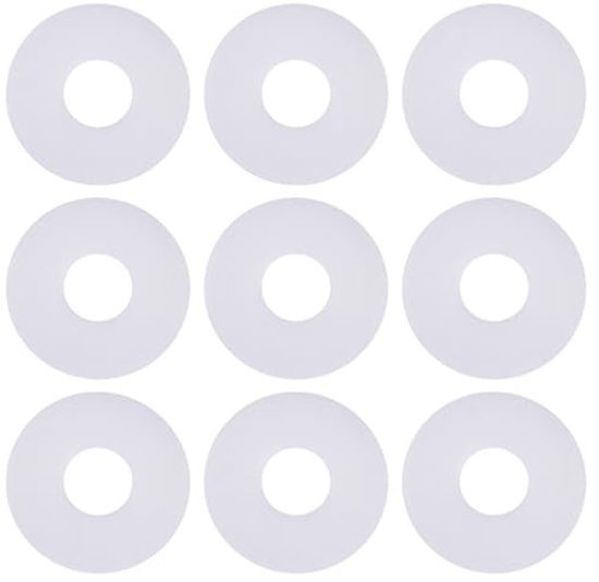 50Pcs PTFE Witte Coil Profiel O-Ring Pakking Voor 6mm Spool As Voor Voorzijde Drag Reel Compatibel met FOX Compatibel met Penn 6mm Rollers