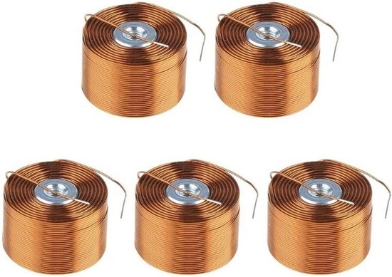 5/10 Stuks Koper Magnetische Spoel voor DIY Projecten, Hoogwaardige Koper Spoel voor Elektromagnetische Inductie Experimenten, 19 x 12mm (5)