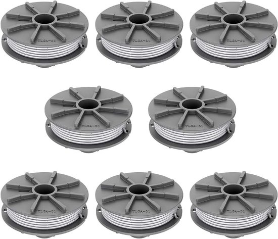5307-20 Reserve-draadspoel voor grastrimmer Art 8846 8847, Reserve-draadspoel voor Gardena 5307-20 grastrimmerdraad (8 stuks)