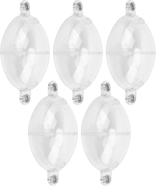 5Pcs Bright Color Oval Balls - Fishing Float With Water Filling Holes - Great Buoyancy for Majority of Fishing Ways - Vissen Accessoires van Duiser.