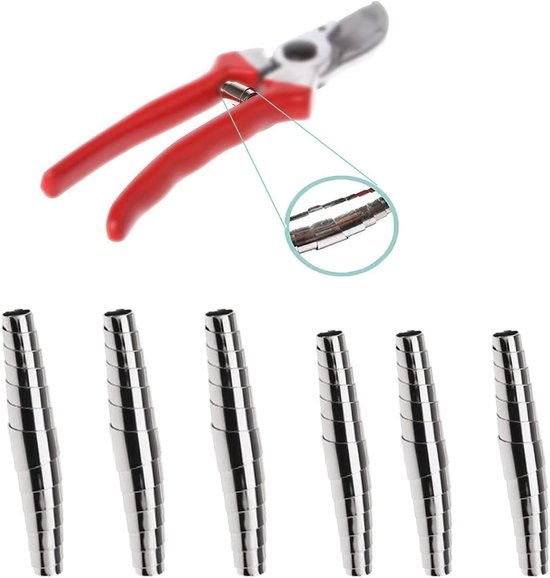 6-delige Vervangveren voor Bypass Snoeischaren, Metalen Spoelveren voor Tuingereedschap, Accessoires voor Snoeimachines en Tuinonderhoud (6cm/8cm)