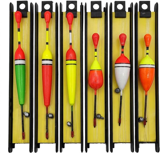 6-delige Visposenset met Verzonken Lood en Vishaken