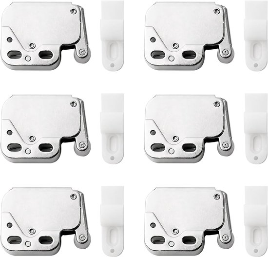 6 Mini-schuifsluiters voor kasten